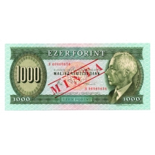 1000 Forint Bankjegy MINTA 1983 November B sorozat