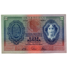 20 Korona Bankjegy 1907 EF