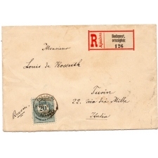 Kossuth Lajosnak küldött 20 Krajcáros levél 1891-ből