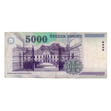 5000 Forint Bankjegy 1999 BA eltérő sorszámmal