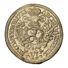 III. Károly 6 Krajcár 1733
