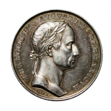 I. Ferenc ezüst érem 1835
