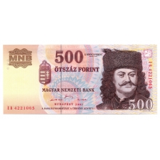500 Forint Bankjegy 2001 EB UNC