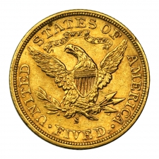 USA arany 5 Dollár 1906 S