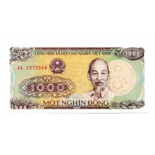 Vietnám 1000 Dong Bankjegy 1987 P102a