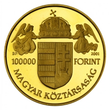 Államalapító Szent István 100000 Forint 2001 PP