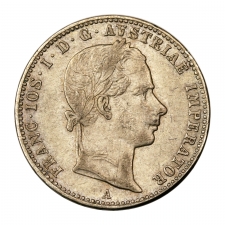 Ferenc József 1/4 Florin 1858 A