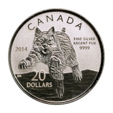 Kanada 20 Dollár 2014 Hiúz