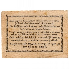 Kossuth 30 Pengő Krajczárra Kincstári utalvány 1849 VF