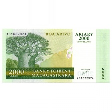 Madagaszkár 2000 Ariary Bankjegy 2003 P83