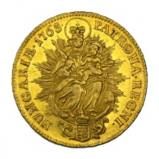 Mária Terézia 2 Dukát 1765 K-B