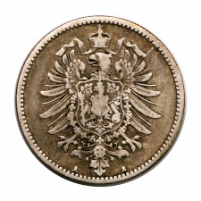 Német Birodalmi 1 Márka 1874 AA