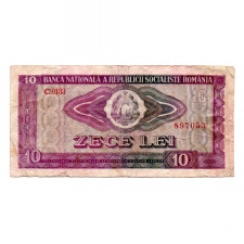Románia 10 Lei Bankjegy 1966 P94a