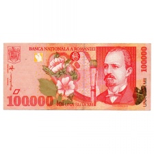 Románia 100000 Lei Bankjegy 1998 P110