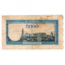 Románia 5000 Lei Bankjegy 1945 P56a