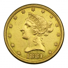 USA 10 Dollár 1881