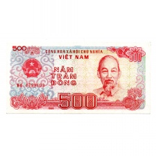 Vietnam 500 Dong Bankjegy 1988 P101a
