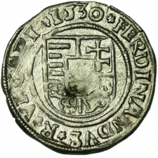 I. Ferdinand denár 1530 C- liliom