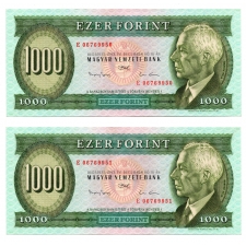 1000 Forint Bankjegy 1993 E sorozat sorszámkövető