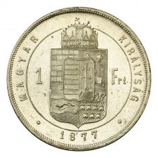 Ferenc József 1 Forint 1877 K-B