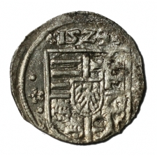 II. Lajos denár 1523 L-K, ÉH:675 