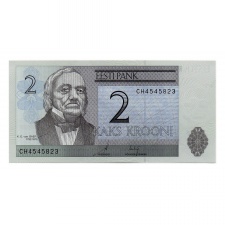 Észtország 2 Krooni Bankjegy 2006 P85a
