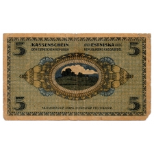 5 Márka Bankjegy Észtország 1919