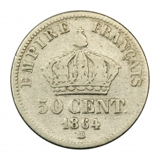 III. Napóleon 50 Centimes1864 BB