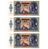 20 Pengő Bankjegy 1941 UNC 3 db sorszámkövető