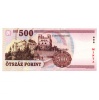 500 Forint Bankjegy 1998 MINTA extrém alacsony sorszám 0000003