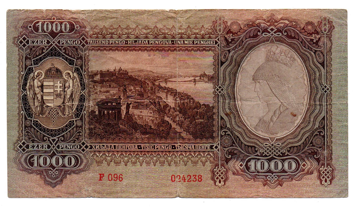 1000 pengo 1943