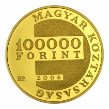 1956-os Forradalom arany 100000 Forint 2006 PP
