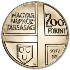 Festőművész-sor II. 200 Forint Mányoki Ádám 1977