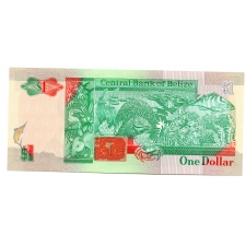 Belize 1 Dollár Bankjegy 1990 P51