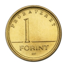 1 Forint 1992 BU Próbaveret sima peremmel