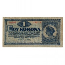 1 Korona Államjegy 1920 VF