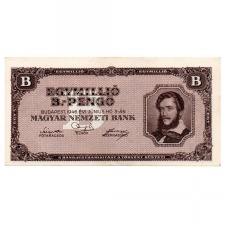 1 Millió B.-Pengő Bankjegy 1946 EF