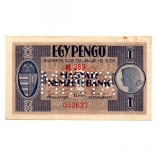 1 Pengő Bankjegy 1938 MINTA