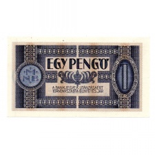 1 Pengő Bankjegy 1938 UNC sorozatszám előtt csillag