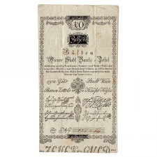 10 Gulden Bankócédula 1800