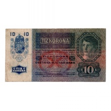 10 Korona Bankjegy 1915 VG