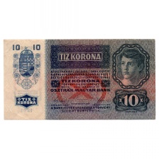10 Korona Bankjegy 1915 gVF