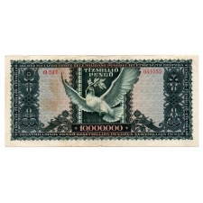 10 Millió Pengő Bankjegy 1945 F