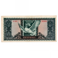 10 Millió Pengő Bankjegy 1945 VF
