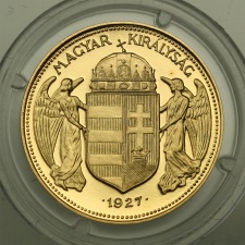 10 Pengő 1927 Utánveret aranyleveret