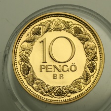 10 Pengő 1928 Utánveret aranyleveret
