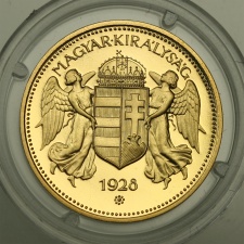 10 Pengő 1928 Utánveret aranyleveret