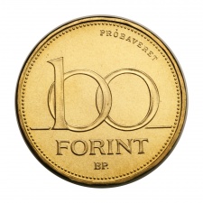 100 Forint 1992 BU Próbaveret