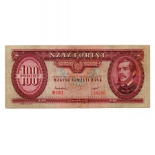 100 Forint Bankjegy 1949 VF