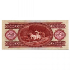 100 Forint Bankjegy 1968 aUNC kis aláírás